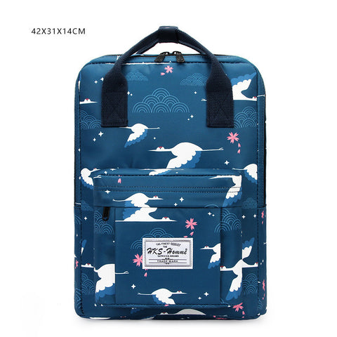 Printed Backpack For Women Computer Backpack For Men