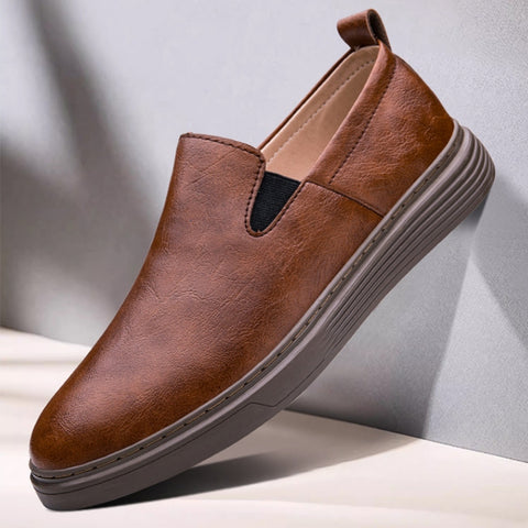 Men's Slip-on Slip-on Soft Bottom Hand-stitched Breathable Board Shoes