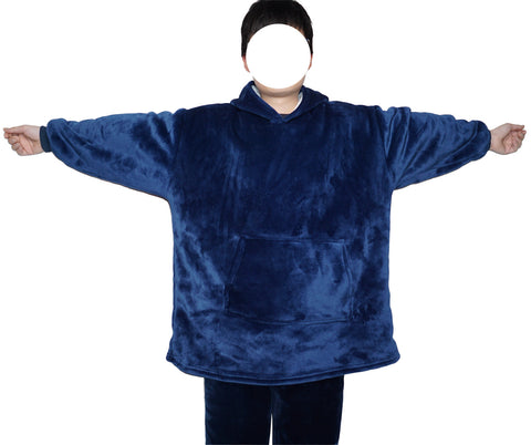 Lazy Pullover Nightgown TV Blanket Hooded Warm Cold-proof Pajamas