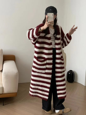 Loose And Lazy Style Sweater Coat Female Autumn Design Blouse