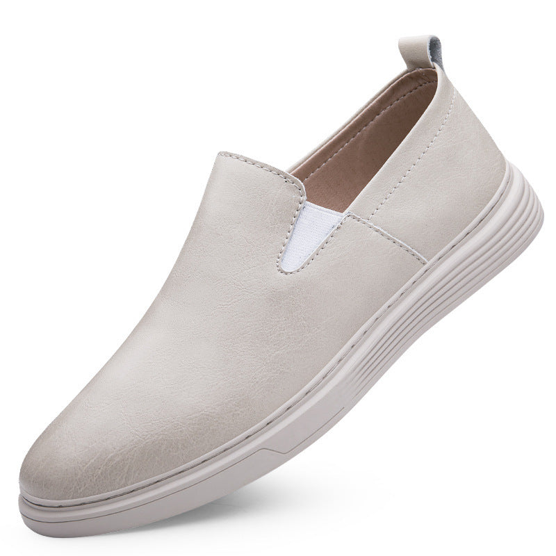 Men's Slip-on Slip-on Soft Bottom Hand-stitched Breathable Board Shoes